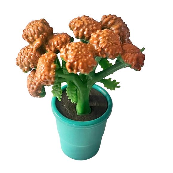 NEW American Girl Doll Blaire Garden Marigold FLOWER + PLANT POT Accessory Set - Picture 2 of 4